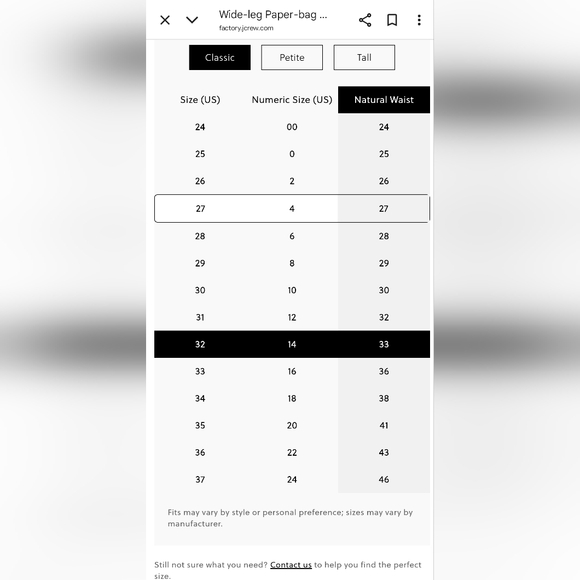 J. Crew Wide-leg paper-bag denim trouser - Picture 6 of 6